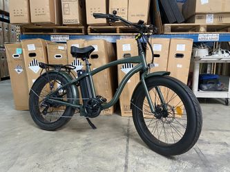 52v Beach Cruiser Electric Bike - Step Over 24x3
