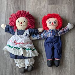 Raggedy Ann & Andy Dolls - Classic Pair