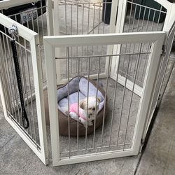 Wooden Doggy playpen for indoors or use as a  Dog gate