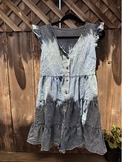 Denim dress size Small