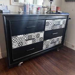 Unique Black Dresser