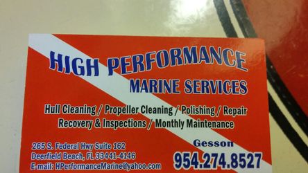 Boat clean