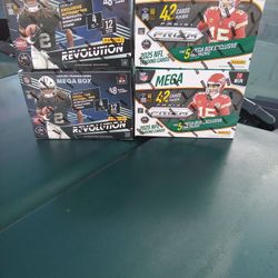 Prizm Mega Boxes And Revolution Mega Boxes NFL