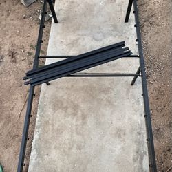 Twin Black Metal Bed Frame 18”