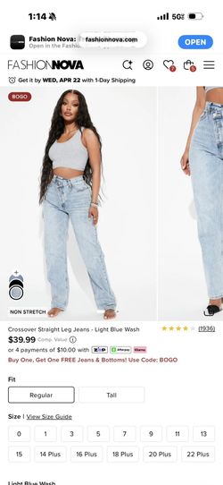Fashion Nova Jeans New Size 5