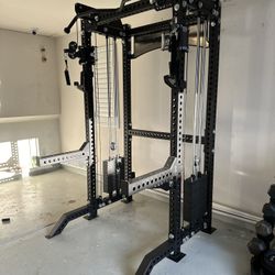 Vesta Fitness PRO SERIES 2-1 Ultimate Half Rack Functional Trainer/Gym Equipment/ Home Gym/ Fitness/ FREE DELIVERY 🚚 