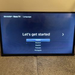 32” SHARP ROKU TV