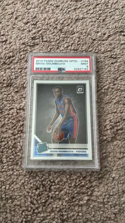 2019 Panini Donruss Optic Sekou Doumbouya Rated Rookie PSA 9