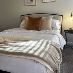 Queen Bed frame & Mattress 