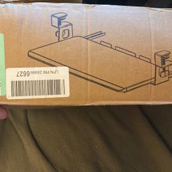 Clamp on keyboard tray