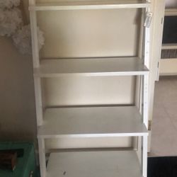 Tall White Bookshelf