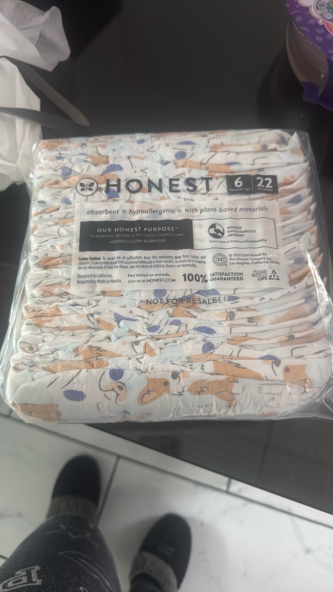 Honest Size 6 22 Count
