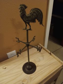 Brass Tabletop Chicken Weathervane