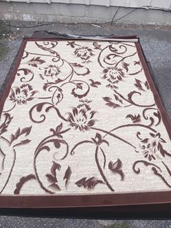 Brown and Beige Area Rug