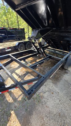 16FT DUMP TRAILER WITH 4FT WALLS