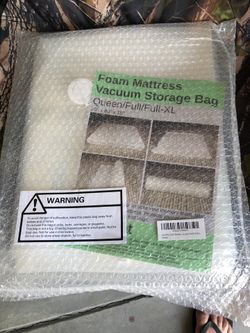 Foam Mattress Plastic Storage Bag