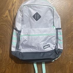 Mint & Gray Adidas Backpack