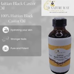 HAITIAN BLACK CASTOR OIL-100% PURE & NATURAL