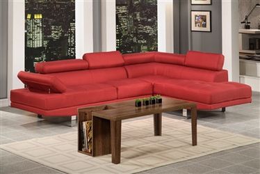 New! Red Contemporary Sectional Sofa $39 Down (NO CREDIT CHECK FINANCING)