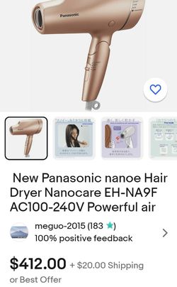 Panasonic Nano-Care Pink Golden Hair Dryer EH-NA59 for Sale in