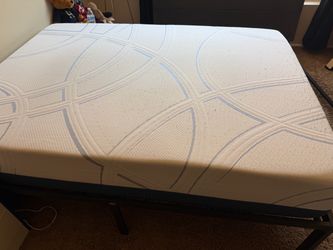 Full Memory Foam Mattress with Metal Frame