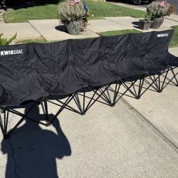 Kwik Goal 6 Seat Soccer Bench 