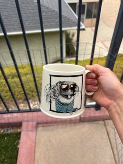 Anthropology Dog Mug