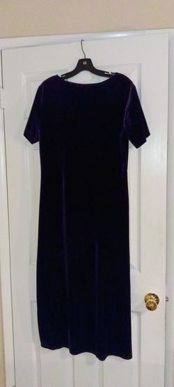 Burgundy dress