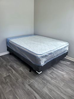 NEW FULL-SIZE PILLOW TOP MATTRESS AND BOX SPRING 🆕️