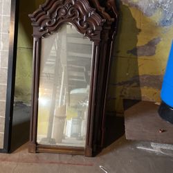 4 Matching Antique Mirrors 