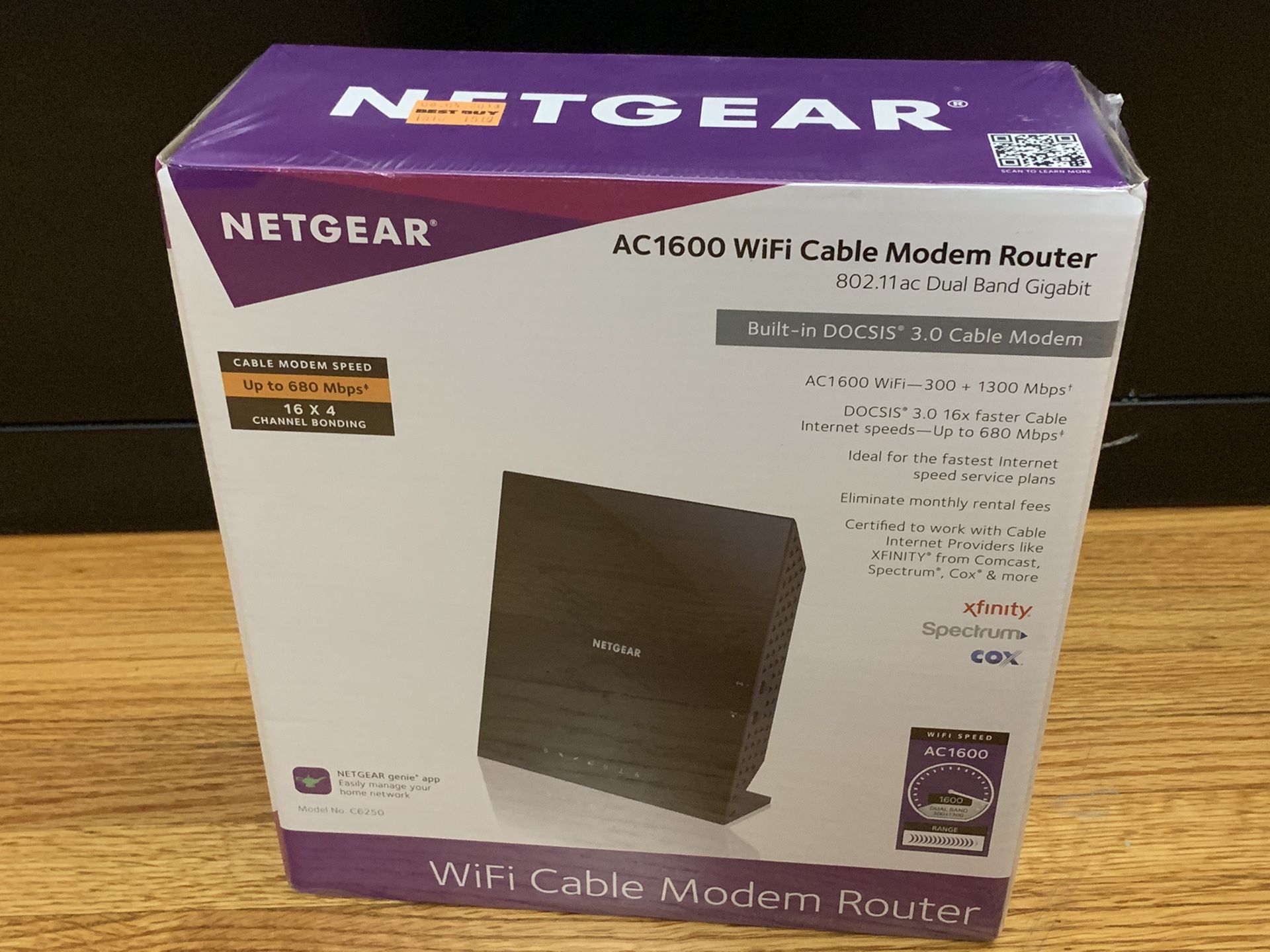 NETGEAR AC1600 Cable Modem Router