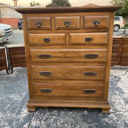 Stunning High Quality Wood Tall Dresser 