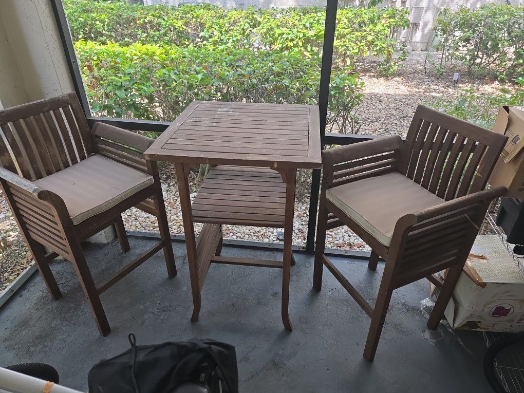 Teakwood, patio furniture