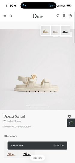 Dior sandals authentic