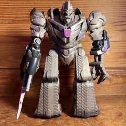 Transformers Megatron Silver Decepticon Action Figure Arm Cannon