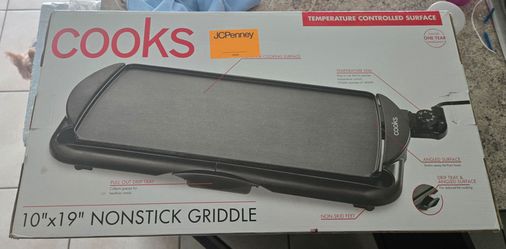 10“x19" Nonstick Electric Griddle / Plancha antiadherente