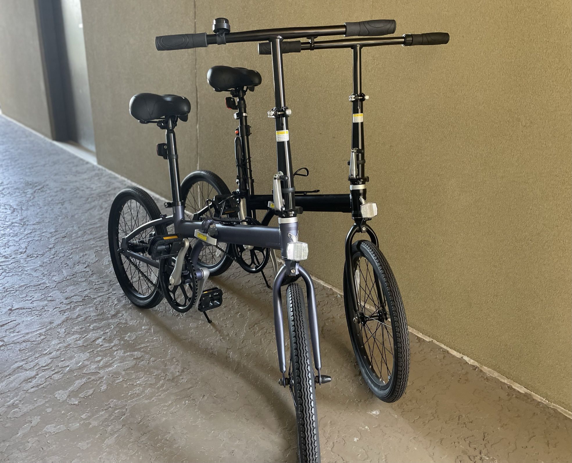 Two Folding Bikes 