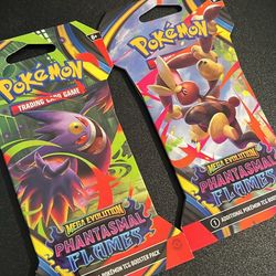 Phantasmal Flames Lot Of 2 Pokemon Packs