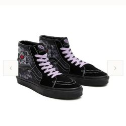 Vans Sk8-Hi 'Midnight Shift Black Skull Men 10.5