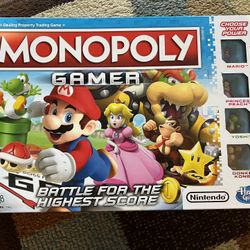 Monopoly Gamer Board Game - Mario Brothers  