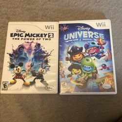 Disney Nintendo Wii Games 