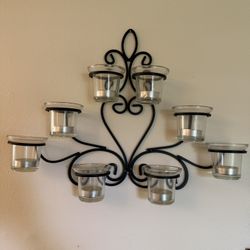Nice Metal Tea Light Candle Holder Wall Decor.  