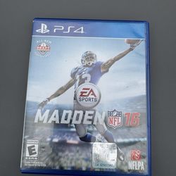 Madden NFL16-Playstation 4