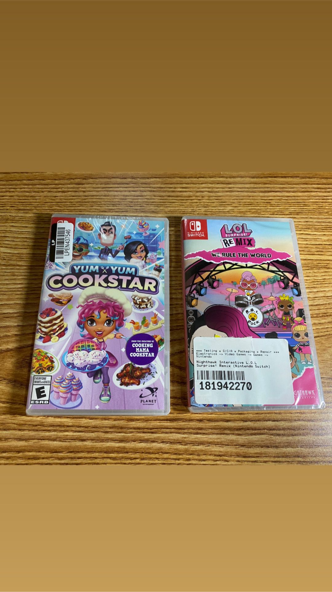 2 Brand New And Sealed Nintendo Switch Video Games For Girls 