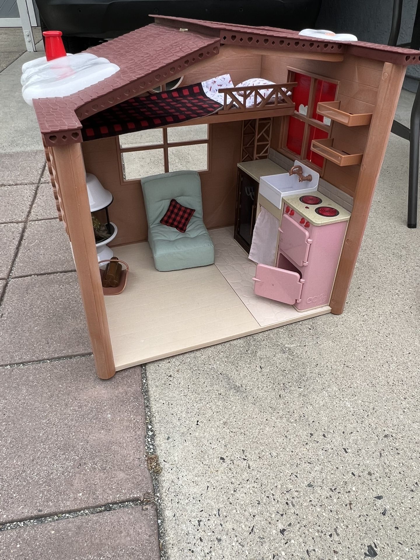 Our Generation Cozy Cabin Dollhouse Playset for 18" Dolls