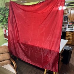 70” X 70” Blank Nylon Flag. Red