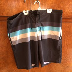 Hurley Men’s Swim Suit Board Shorts Size 36