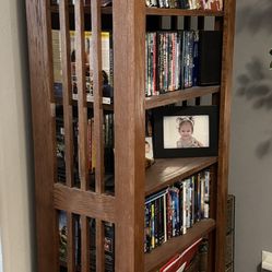 Oak Solid Bookcase 