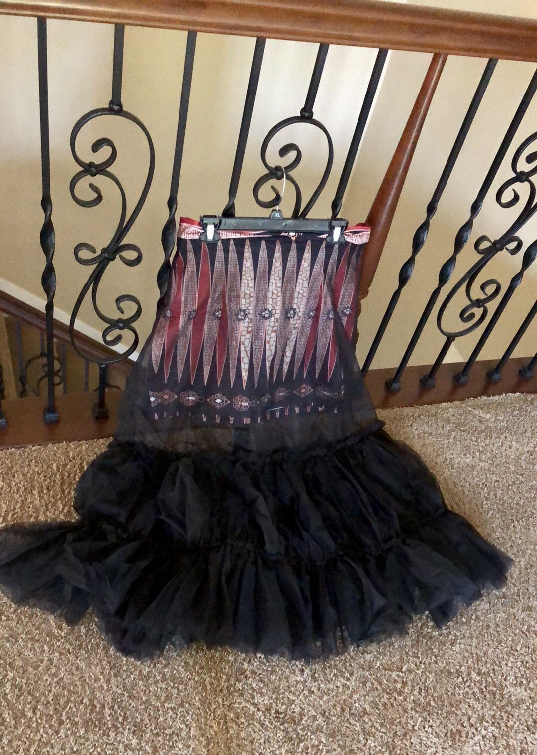 Black Tulle Skirt US L ($10 Pick Up)