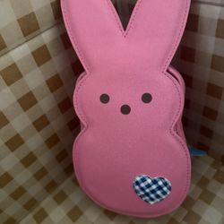 PEEPS Bath & Body Works Pink Bunny Backpack NEW Tags 2026🐣🌸💛🐰🌼